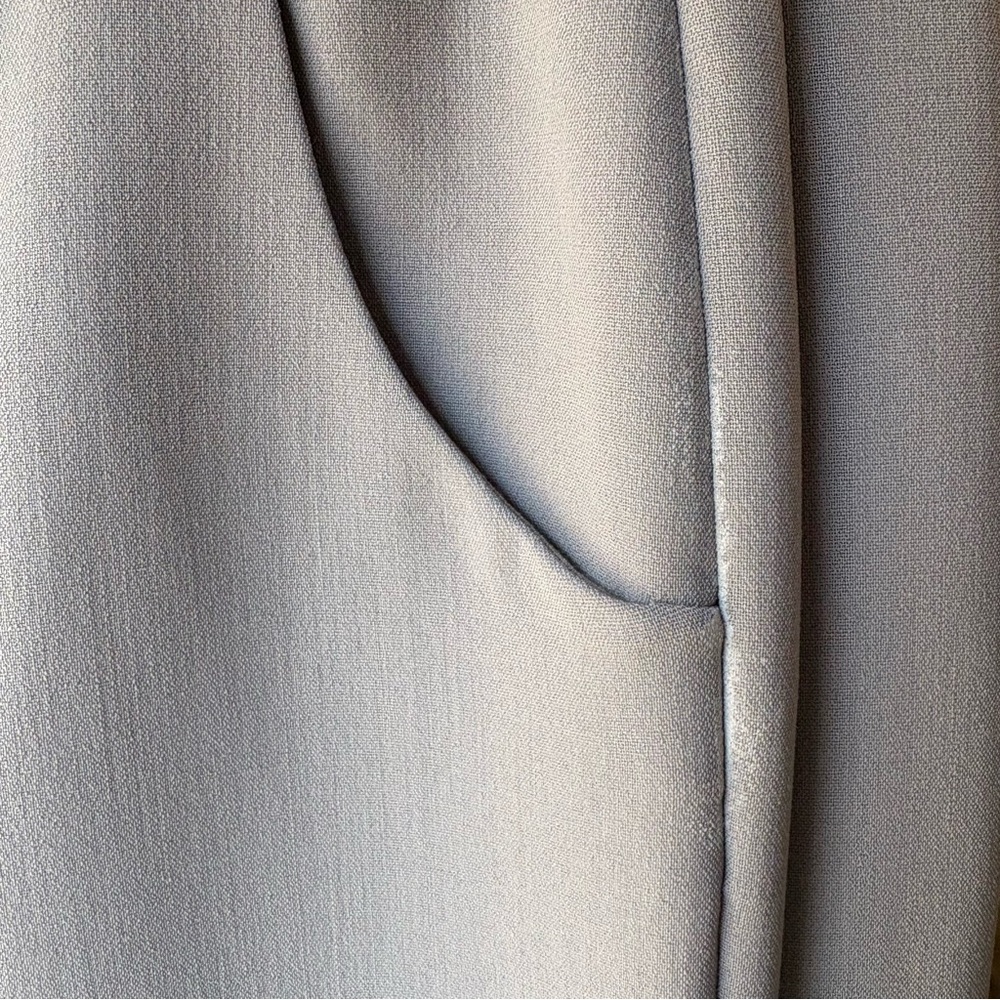 Giorgio Armani Gray Virgin Wool Pants Made in Italy EU40 US4 Straight Leg - Picture 11 of 13